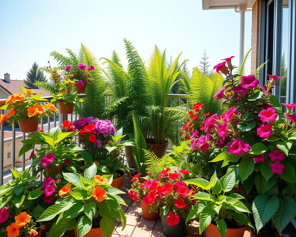Direct sunlight for balcony plants Direct sunlight for balcony plants