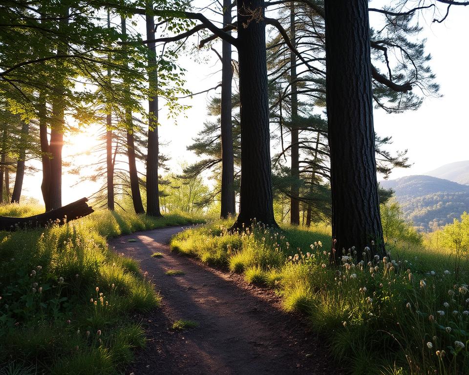 Natural trails for mindful walking Natural trails for mindful walking