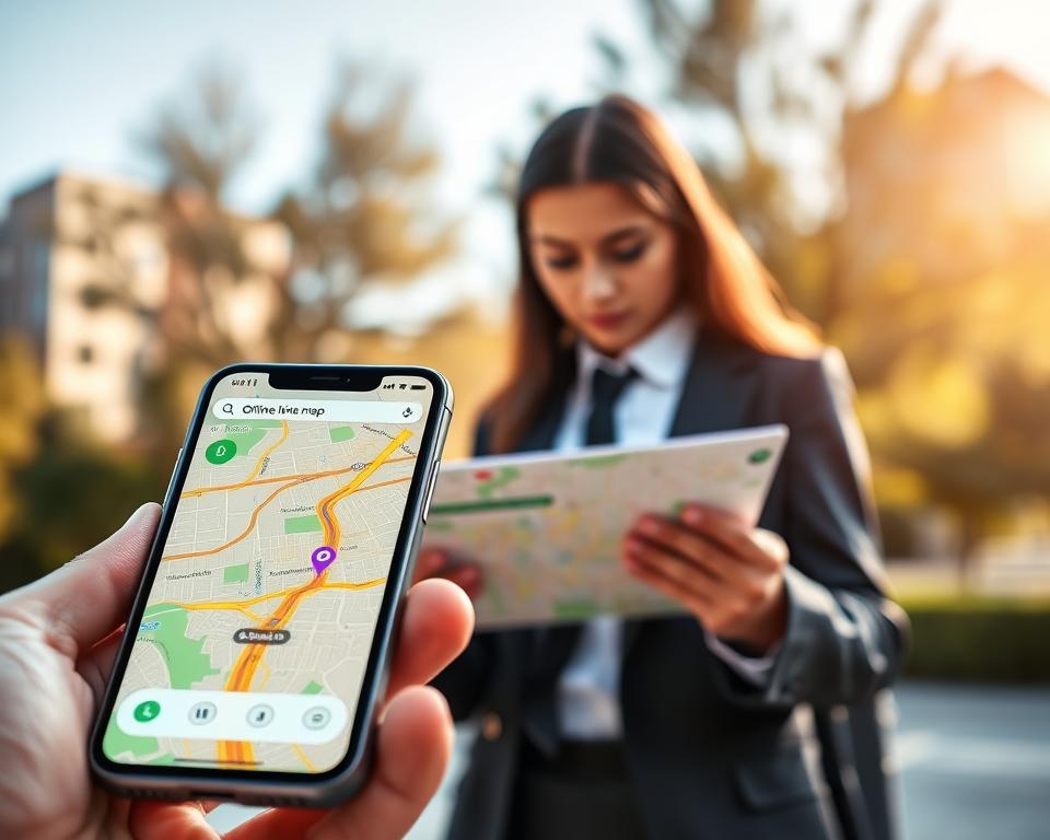 Offline map availability Offline map availability