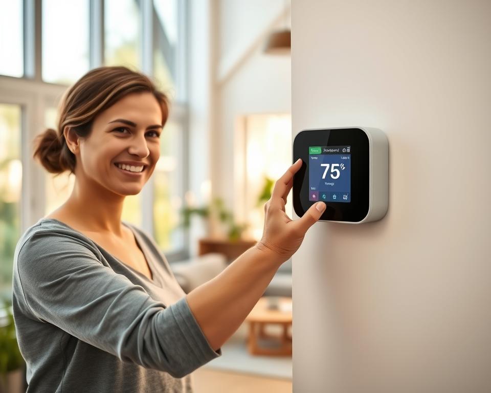 Programmable thermostat settings to reduce energy use