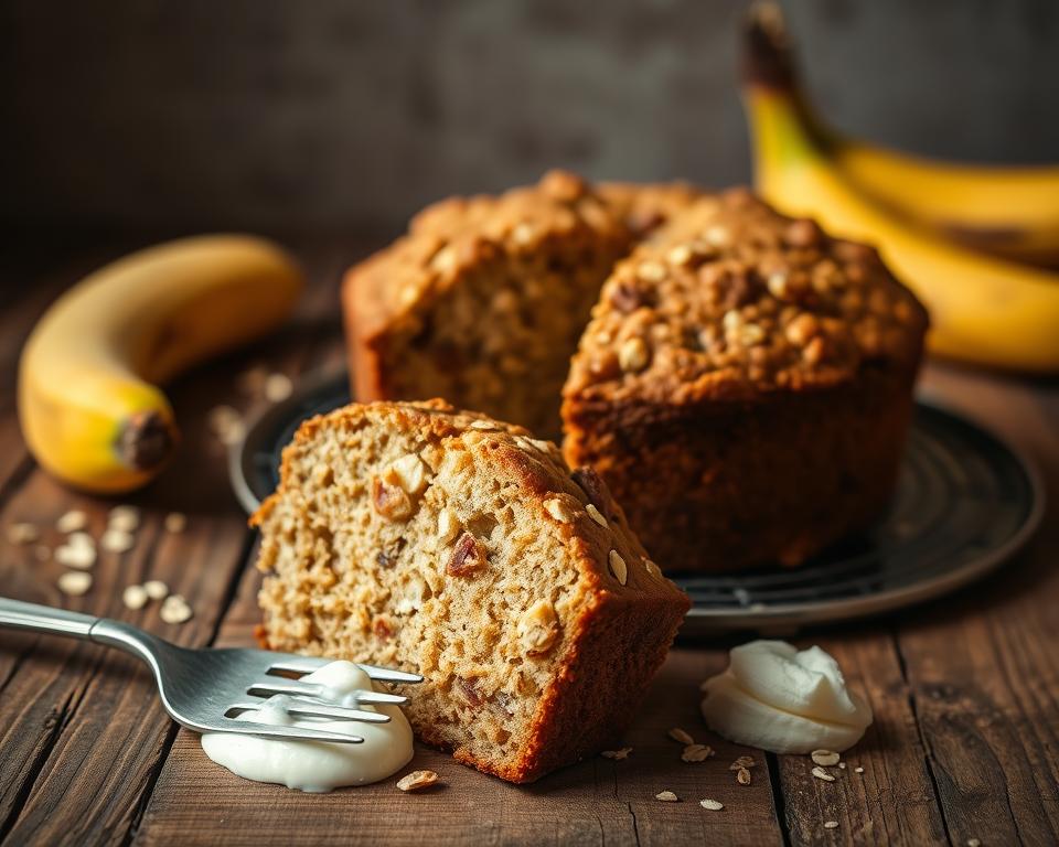 bolo de banana com aveia