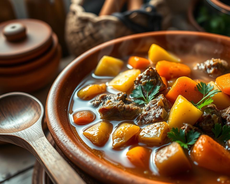 carne de panela com batata
