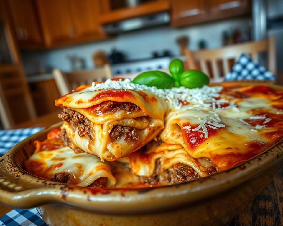lasanha de carne moída fácil