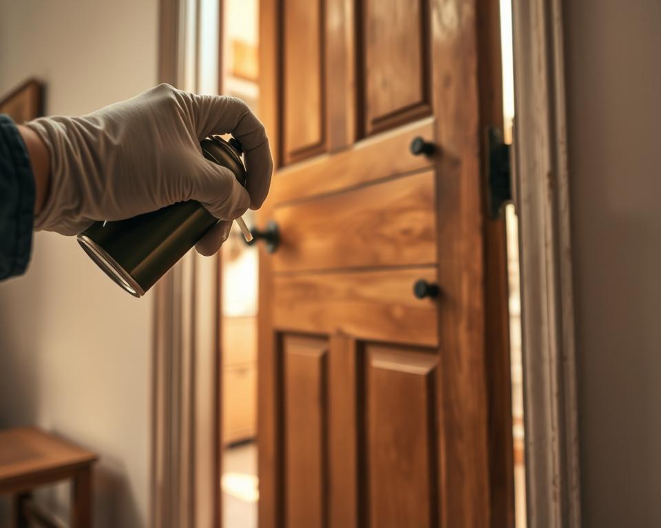 manutenção de porta rangendo