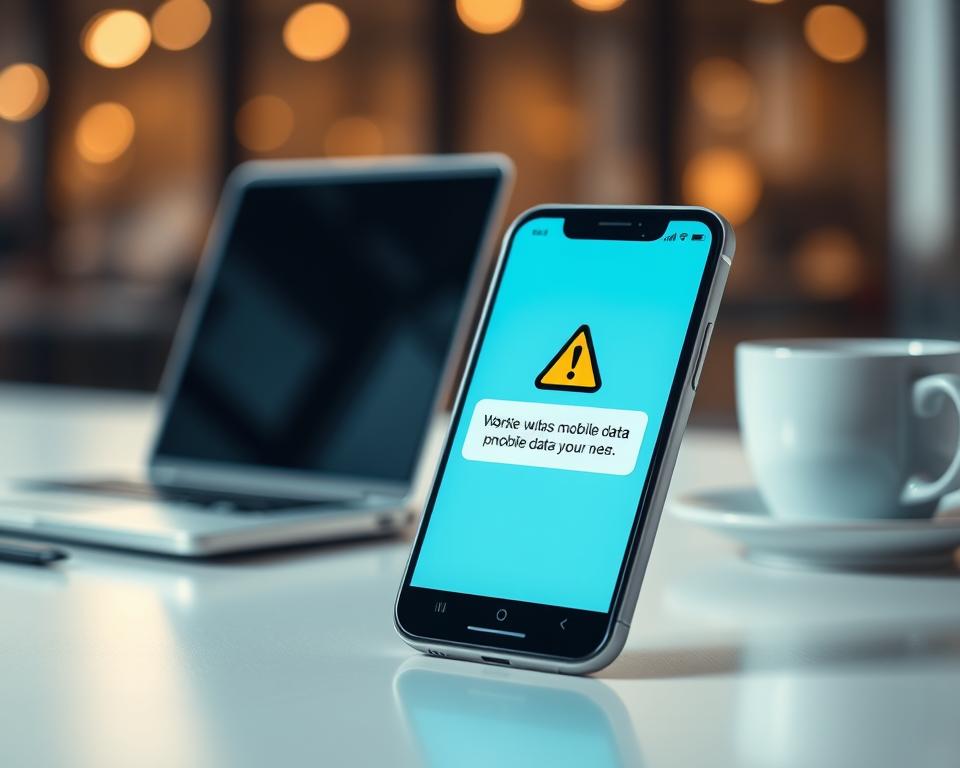 mobile data warning mobile data warning