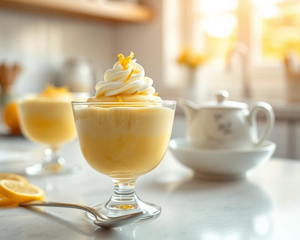 mousse de limão com três ingredientes